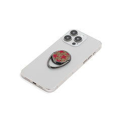 Leopard & Red Stars Phone Ring Holder by etchd, view 6
