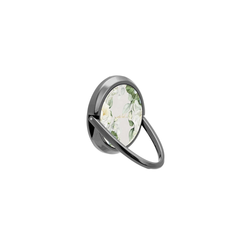 White Roses Phone Ring Holder-zoom-
