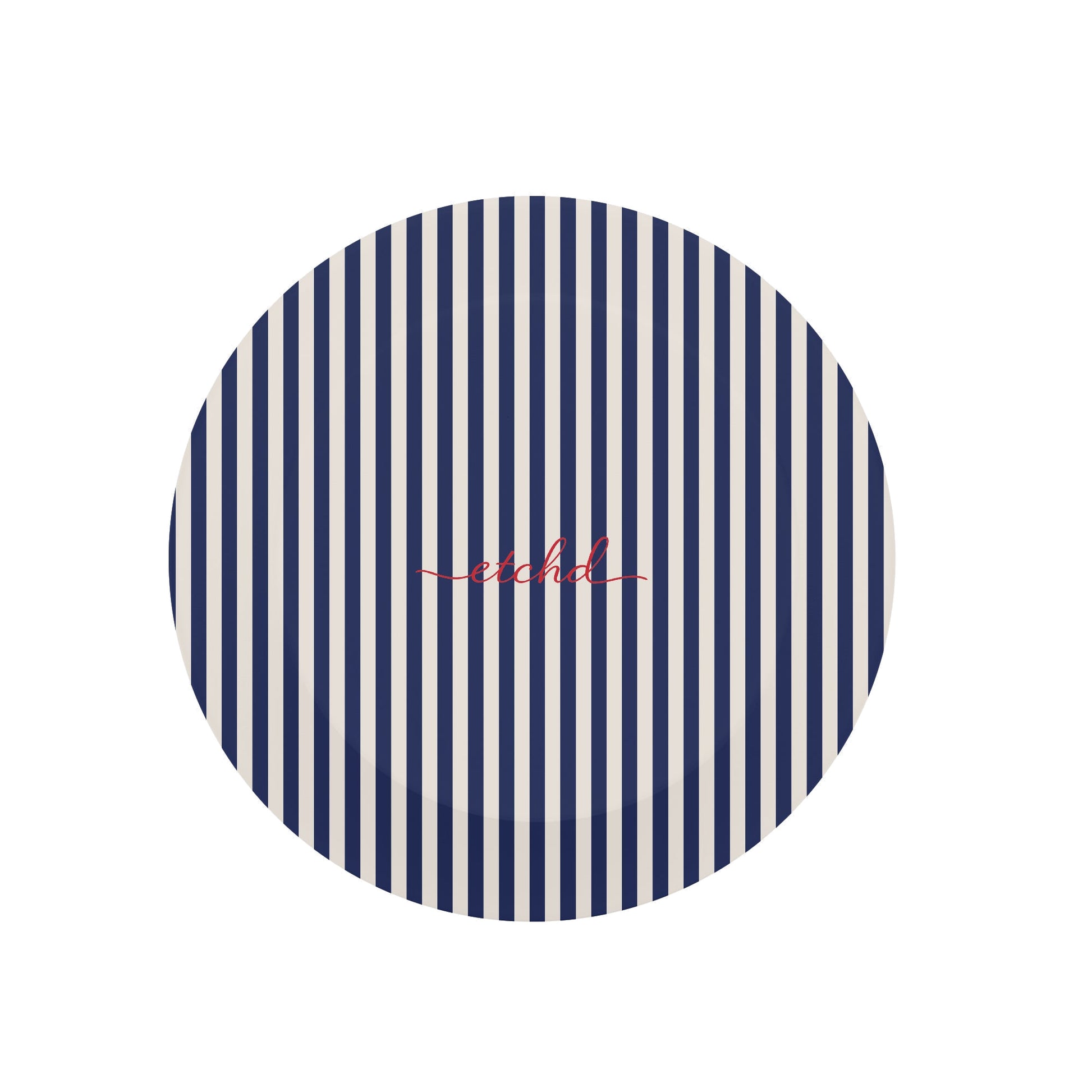 Navy & Cream Striped Phone Grip And Stand by etchd, view 3