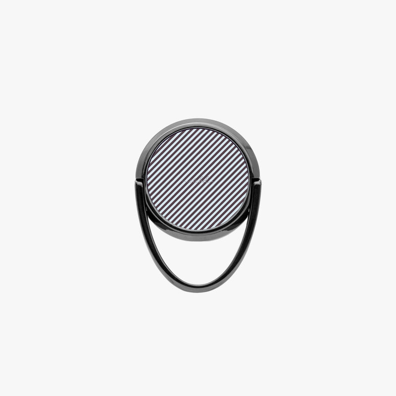 Blue And Plum Striped Phone Ring Holder-zoom-
