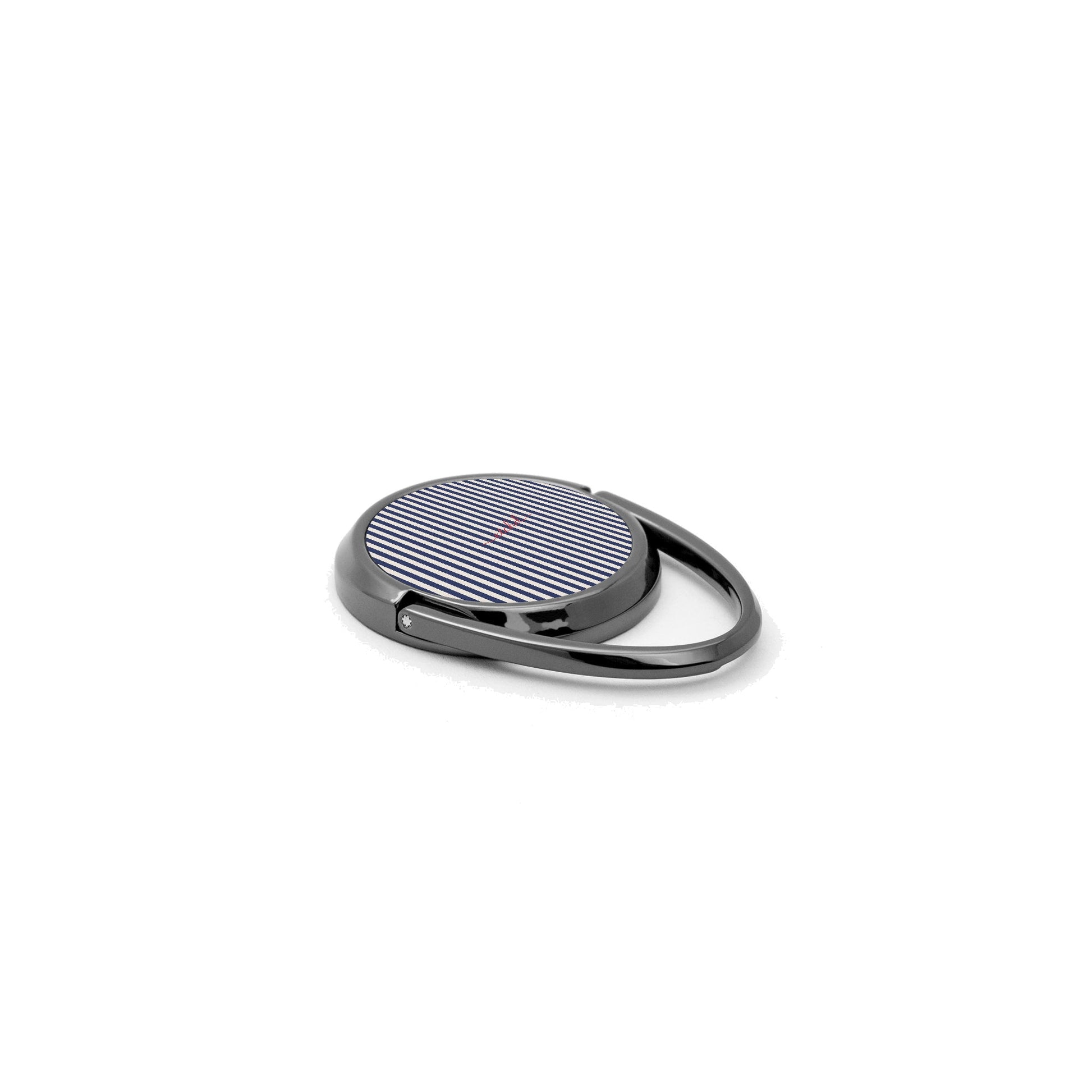 Navy & Cream Striped Phone Ring Holder by etchd, view 2