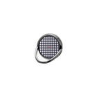 White & Navy Gingham Anello supporto per telefono