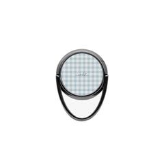 Cornflower & White Gingham Phone Ring Holder by etchd, view 4