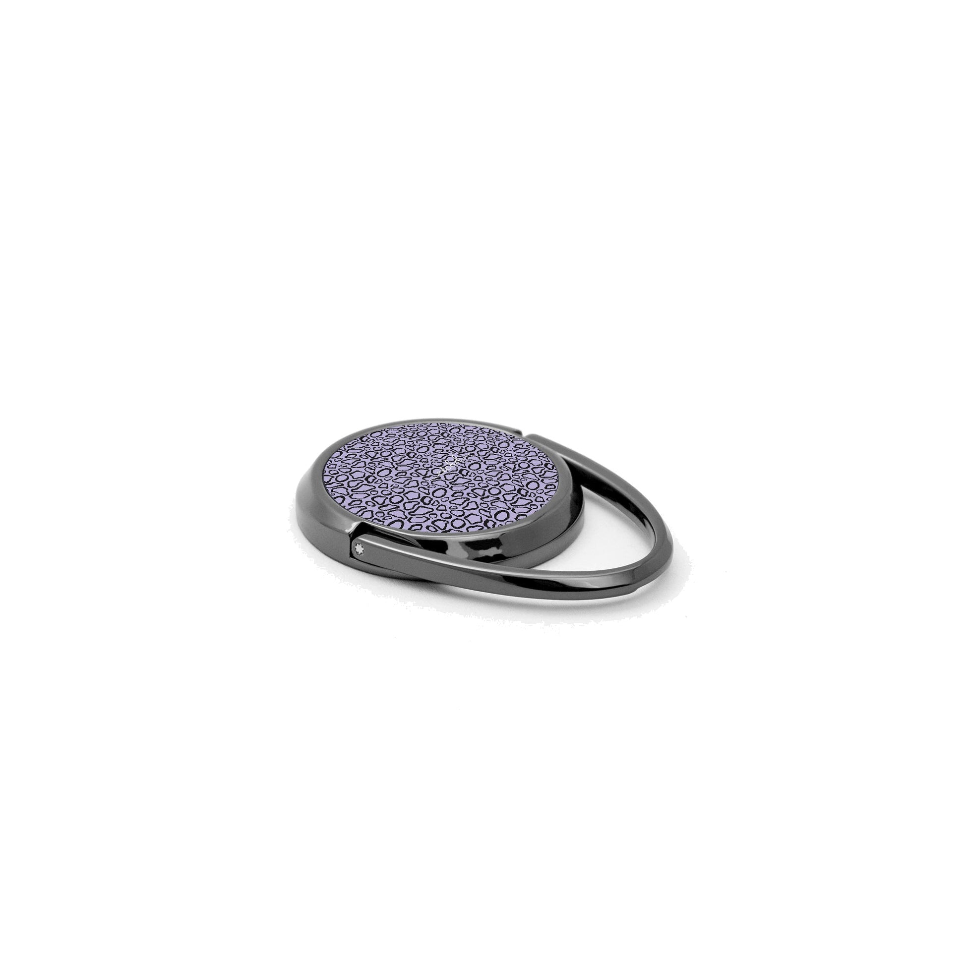 Abstract Print Lavender Phone Ring Holder by etchd, view 2