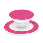 Pink & Orange Floral Phone Grip And Stand