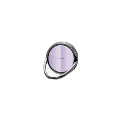 Lilac & Cream Striped Phone Ring Holder by etchd