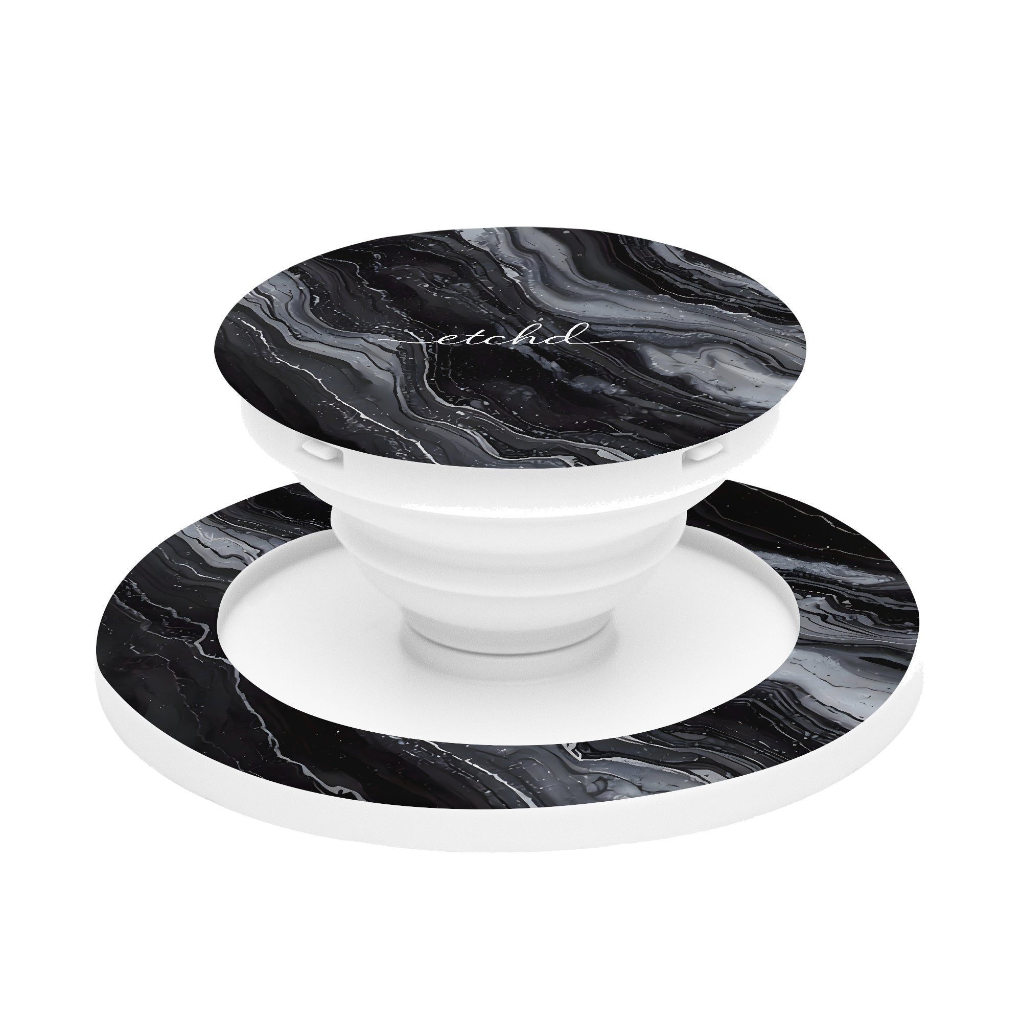 Onyx Pearl Phone Grip And Stand by etchd
