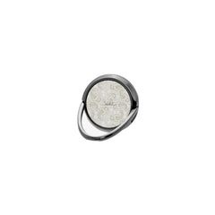 Beige Paisley Phone Ring Holder by etchd