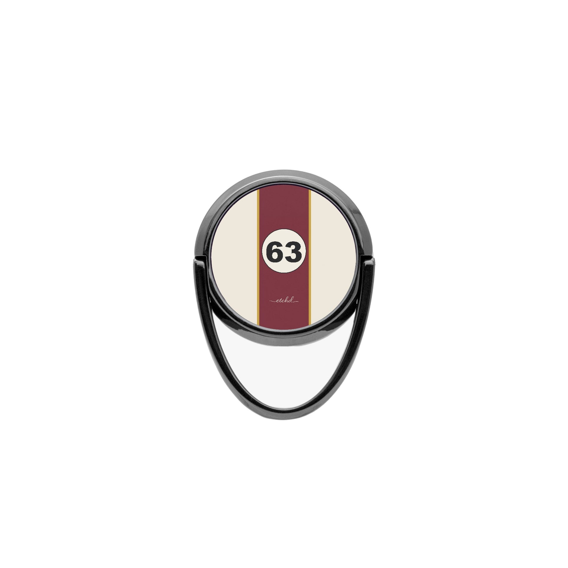 Retro Racing Phone Ring Holder by etchd, view 4