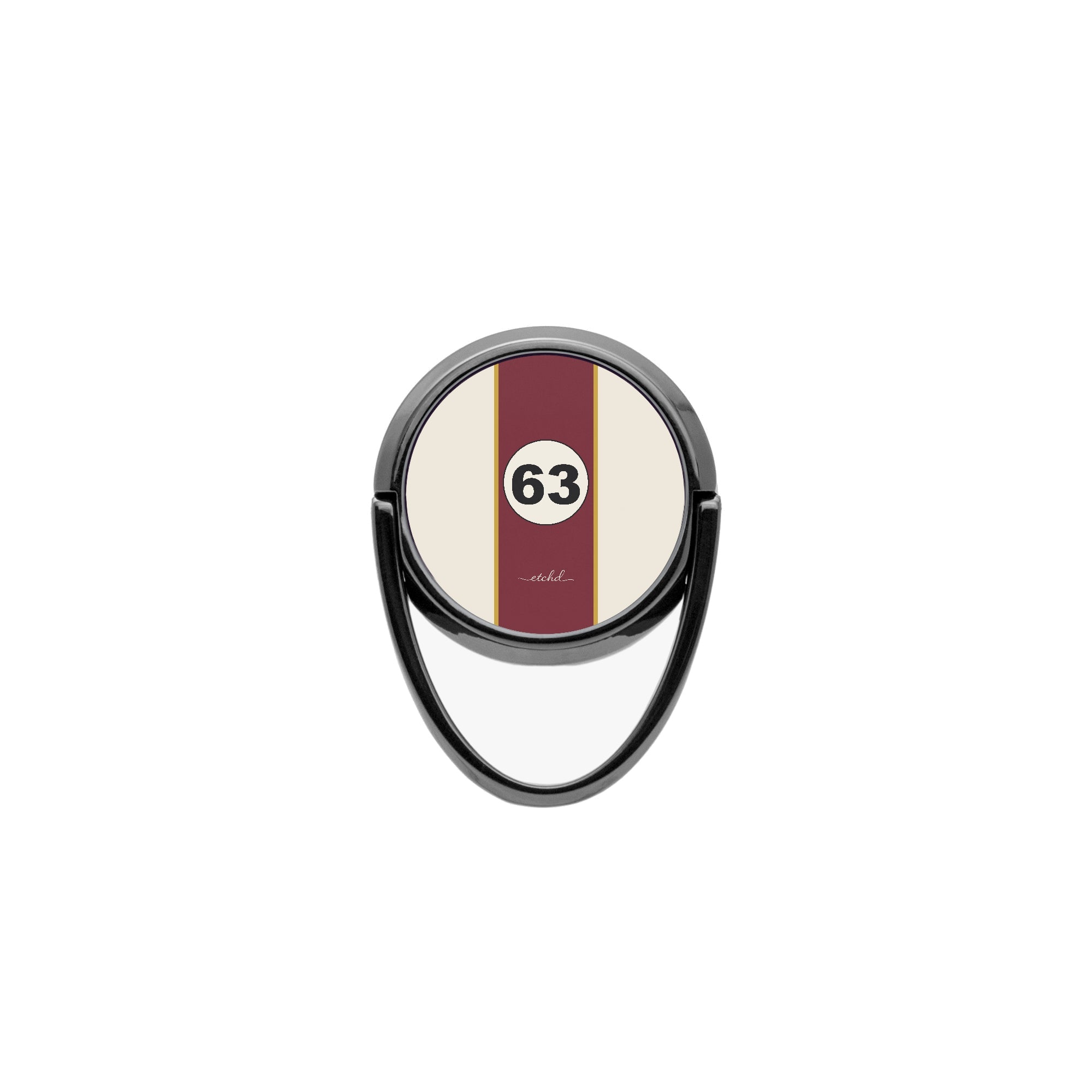 Retro Racing Phone Ring Holder by etchd, view 4