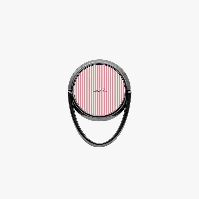 Blush & Cream Striped Phone Ring Holder-zoom-
