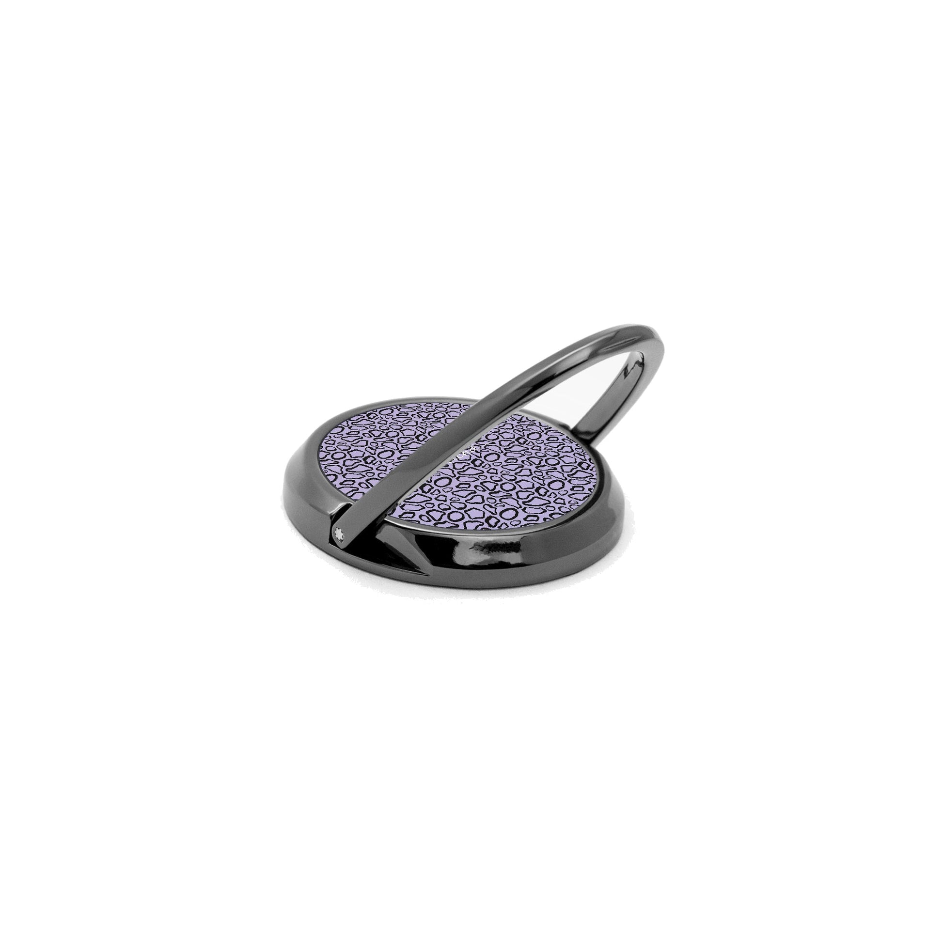 Abstract Print Lavender Phone Ring Holder by etchd, view 5