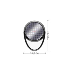 Navy And White Striped Diagonal Phone Ring Holder by etchd, view 3