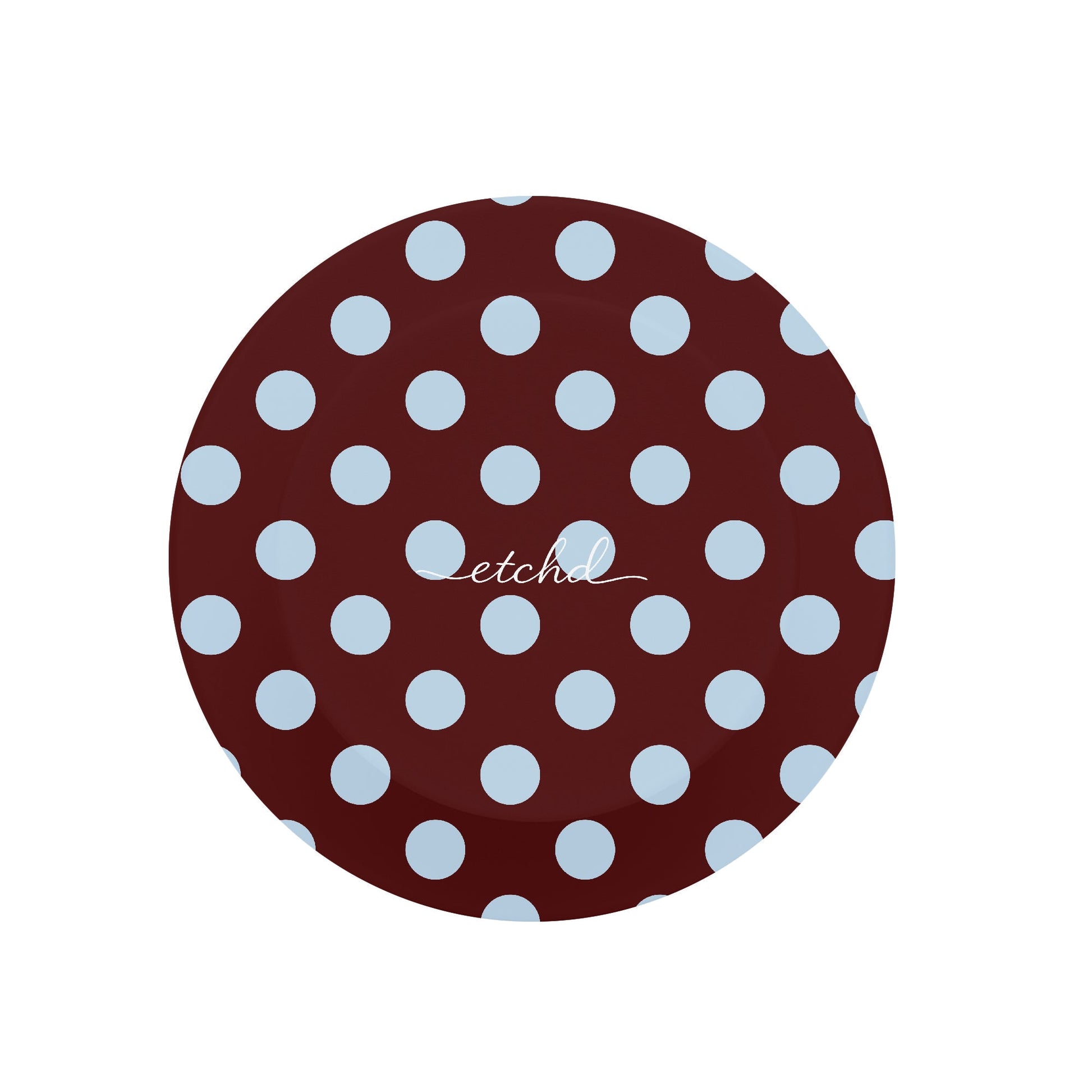 Cherry & Blue Polka Dot Phone Grip And Stand by etchd, view 2