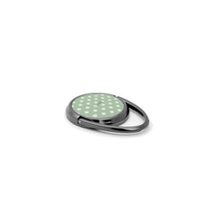 Cream & Sage Polka Dot Phone Ring Holder by etchd, view 2