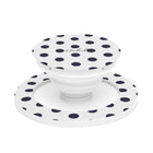 Navy & White Polka Dot Phone Grip And Stand