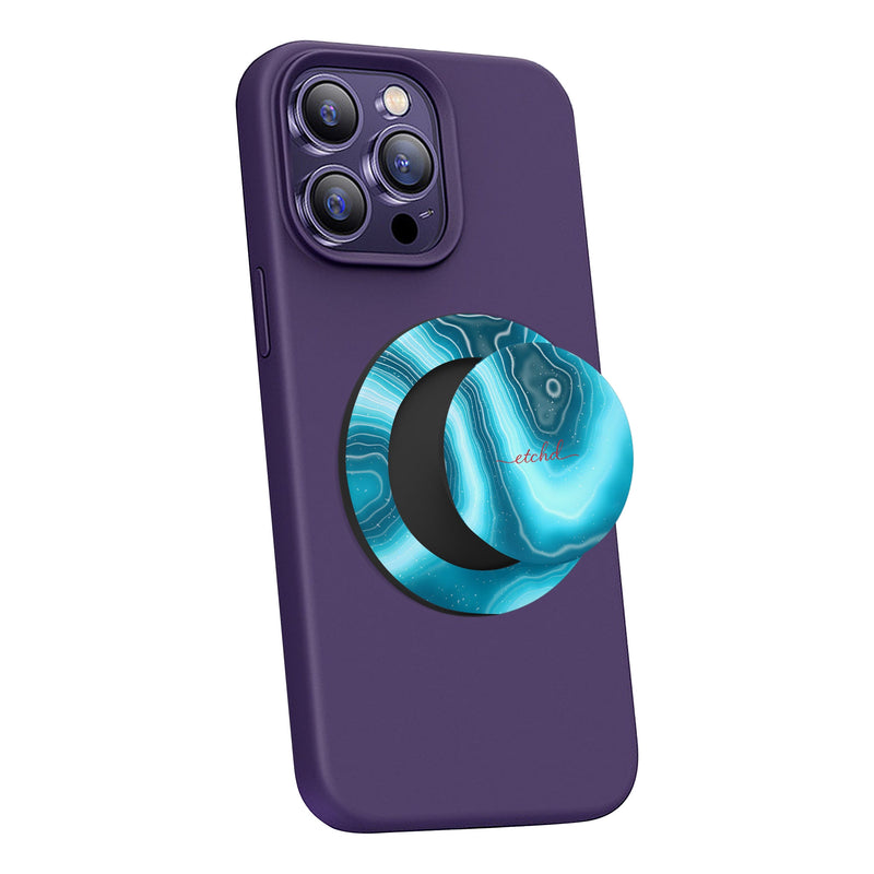 Aquamarine Anneau de Maintien et Support Téléphone-zoom-