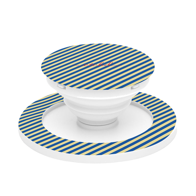 Cobalt And Butter Diagonal Handy-Halterung und Ständer-zoom-