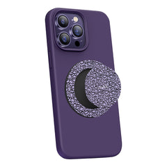 Abstract Print Lavender Phone Grip And Stand by etchd, view 4
