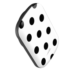 Black & White Polka Dot Batería externa magnética de etchd, vista 2