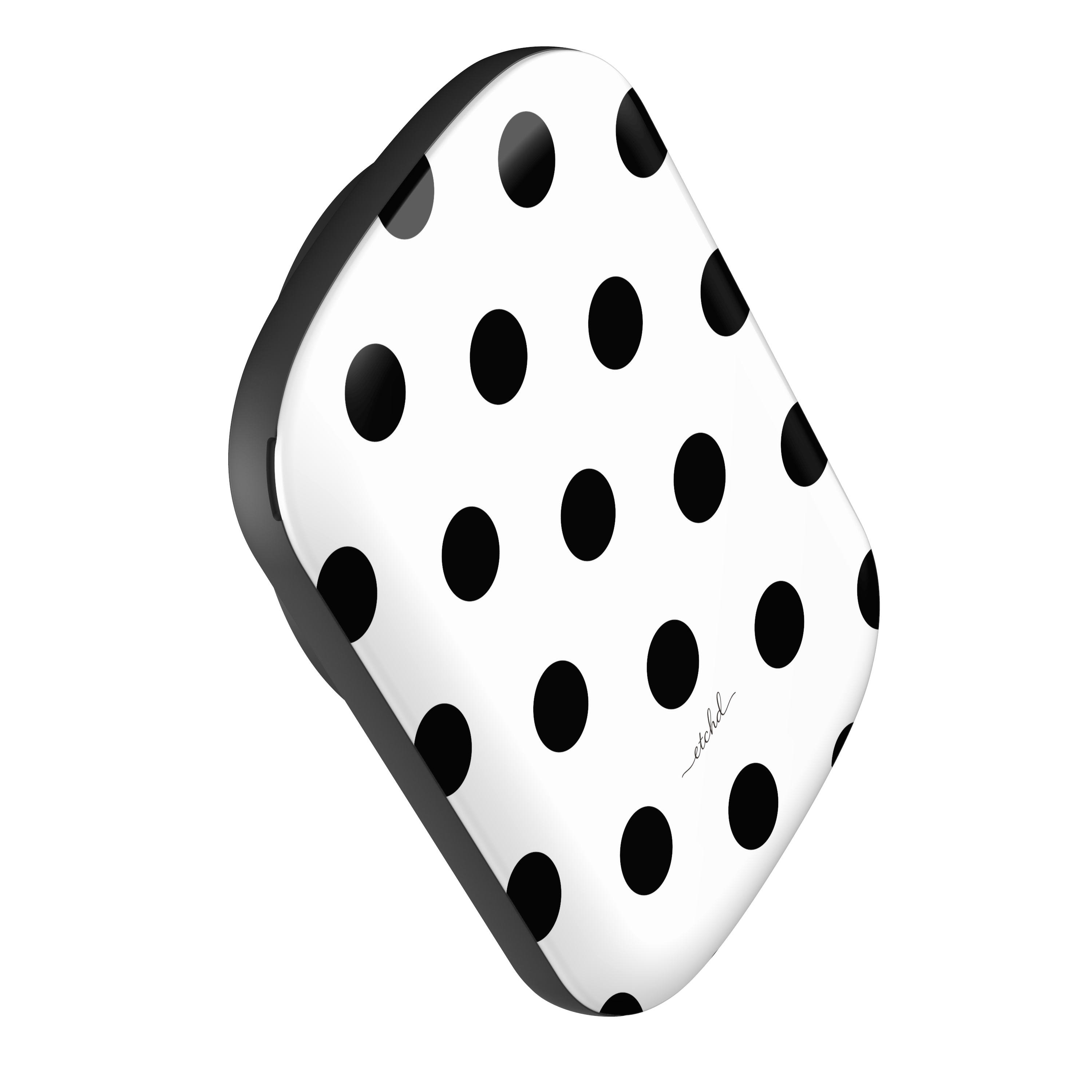 Black & White Polka Dot Magnetic Powerbank