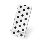 Black & White Polka Dot Phone Stand