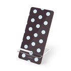 Blue & Plum Polka Dot Phone Stand