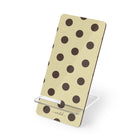 Butter & Brown Polka Dot Phone Stand