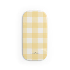 Butter Gingham Click-On Phone Grip by etchd, view 5