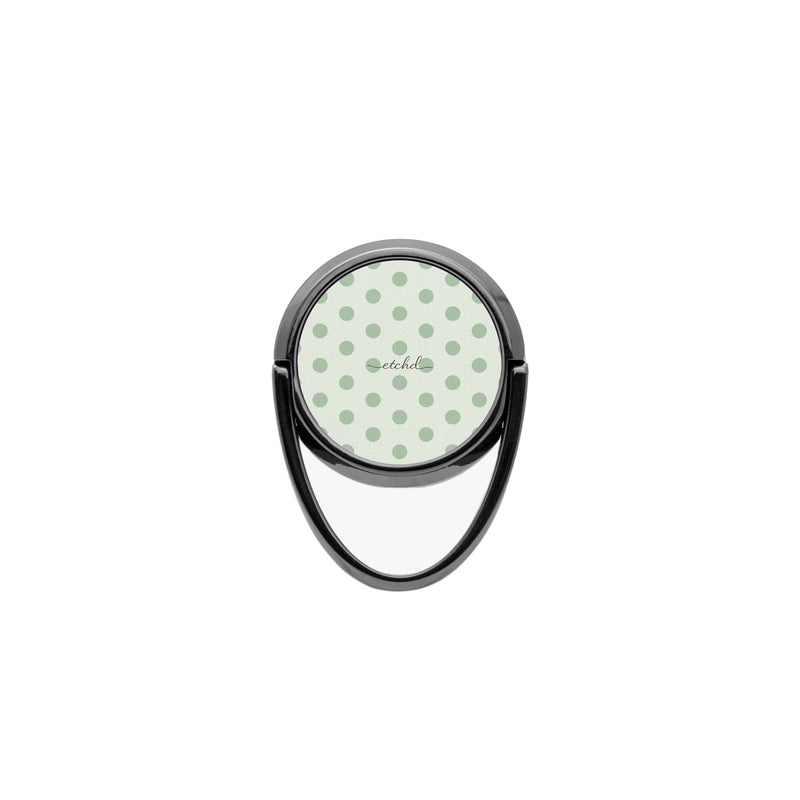 Sage Polka Dot Anneau de maintien-zoom-