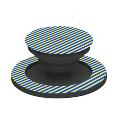 Cobalt And Butter Diagonal Phone Grip And Stand by etchd, view 6