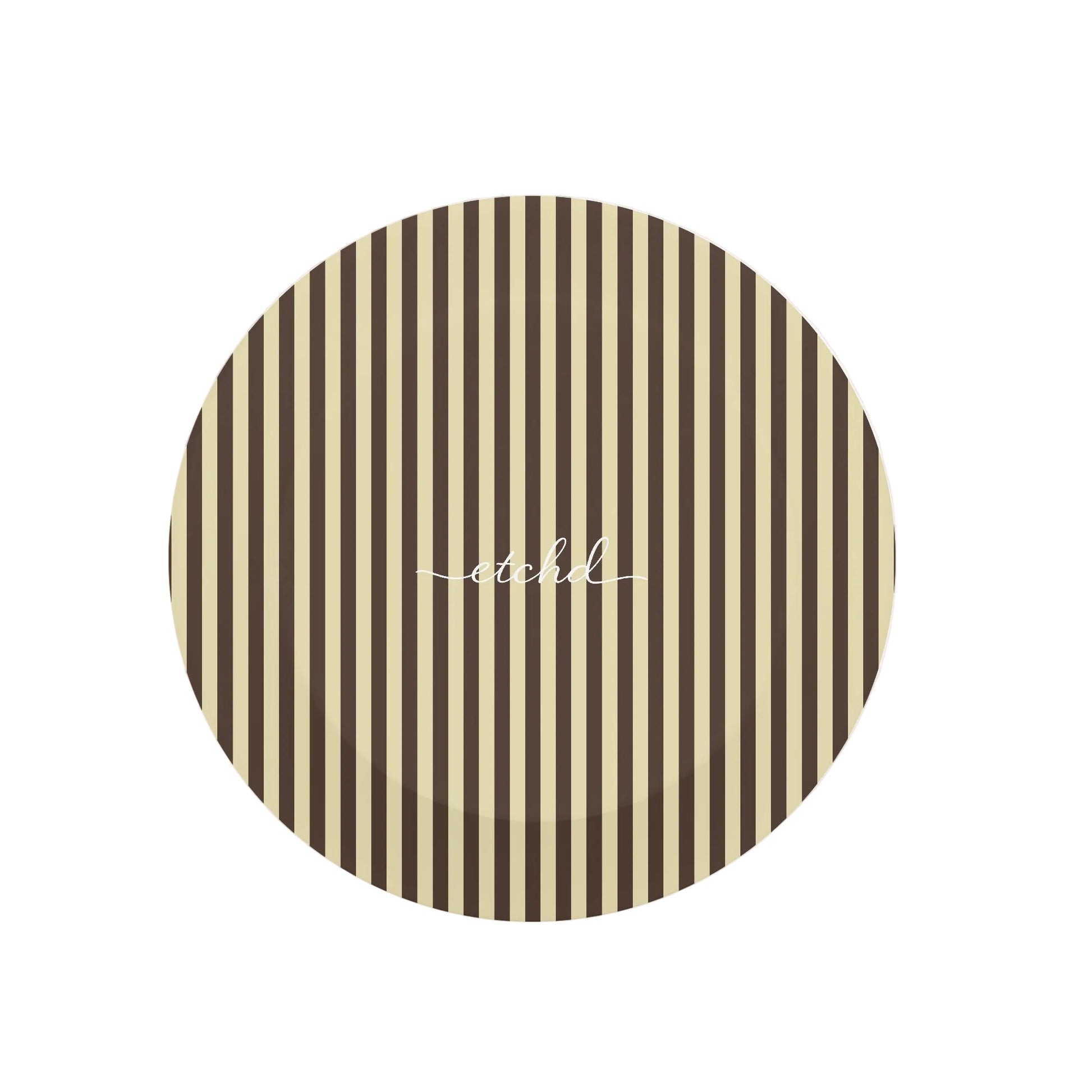 Butter Yellow And Brown Phone Grip And Stand by etchd, view 2