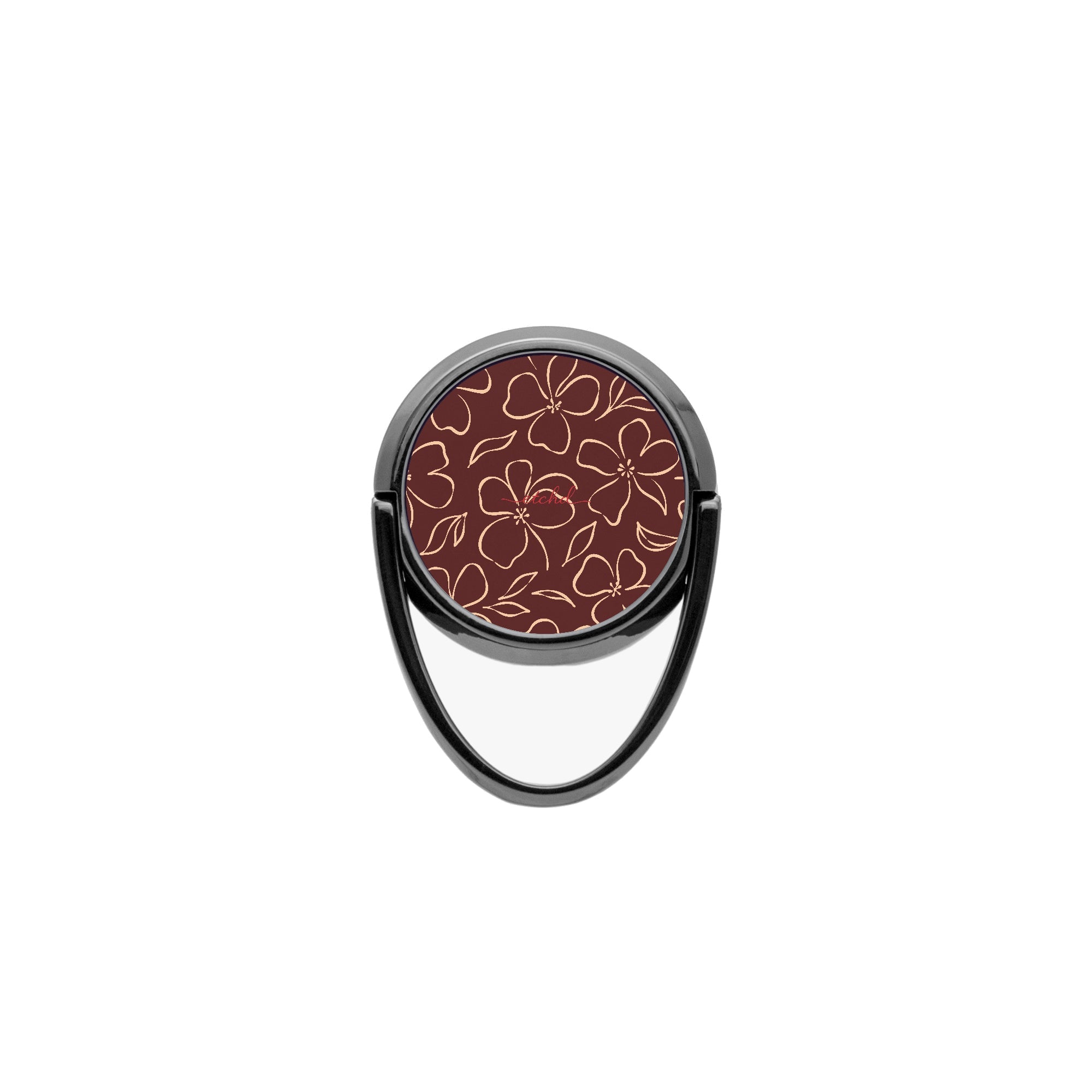 Cherry & Peach Floral Phone Ring Holder by etchd, view 4