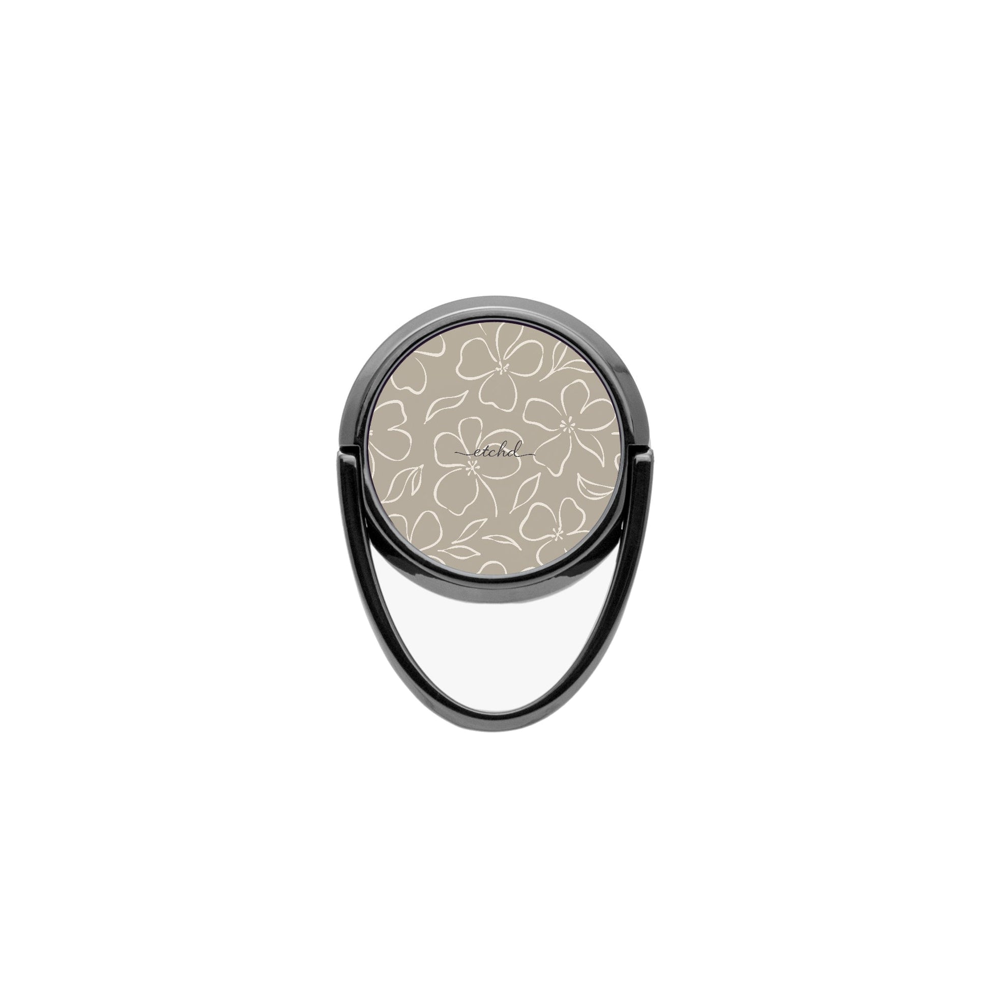 Neutral Floral Phone Ring Holder by etchd, view 4