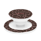Espresso & Blush Floral Phone Grip And Stand