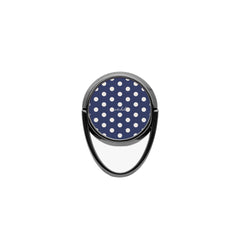 Cream & Navy Polka Dot Phone Ring Holder by etchd, view 4