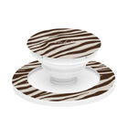 Brown Zebra Anello e supporto per telefono