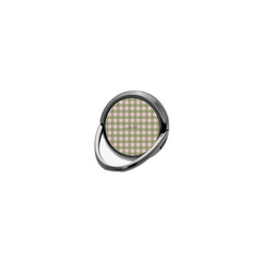 Green & Pink Gingham Phone Ring Holder by etchd