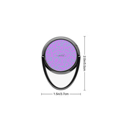 Lilac & Hypermint Floral Anello supporto per telefono di etchd, vista 3