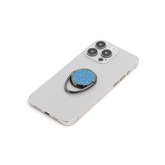Cerulean & White Floral Phone Ring Holder by etchd, view 6