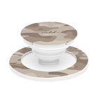 Beige Camo Anello e supporto per telefono