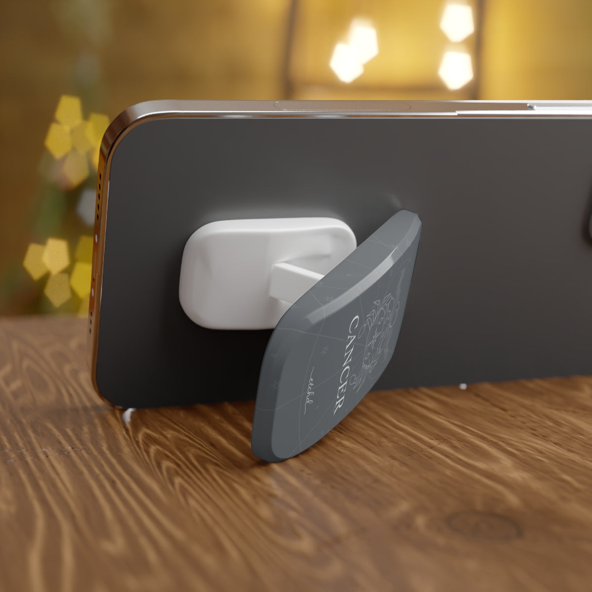 Cancer Click-On Phone Grip by etchd, view 4