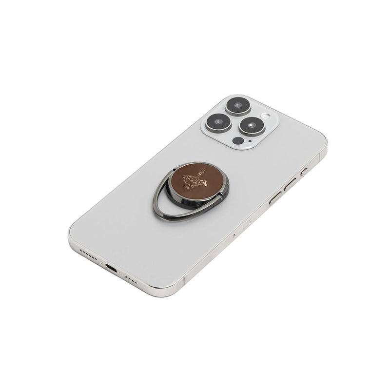 Ladies Espresso Phone Ring Holder-zoom-