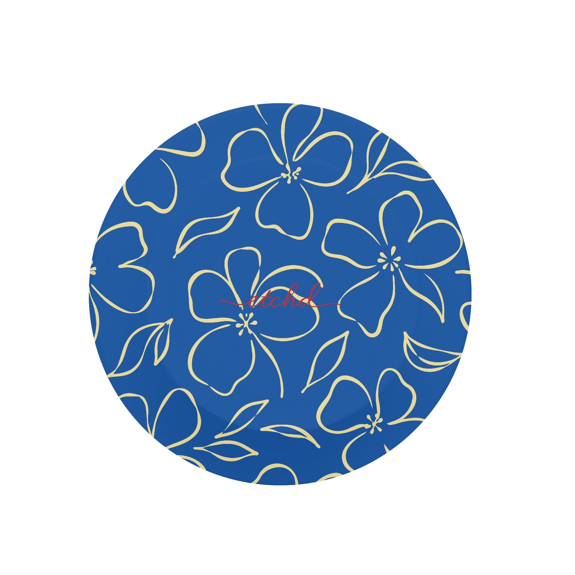 Cobalt & Butter Floral Anello e supporto per telefono di etchd, vista 2