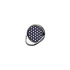 White & Navy Polka Dot Phone Ring Holder