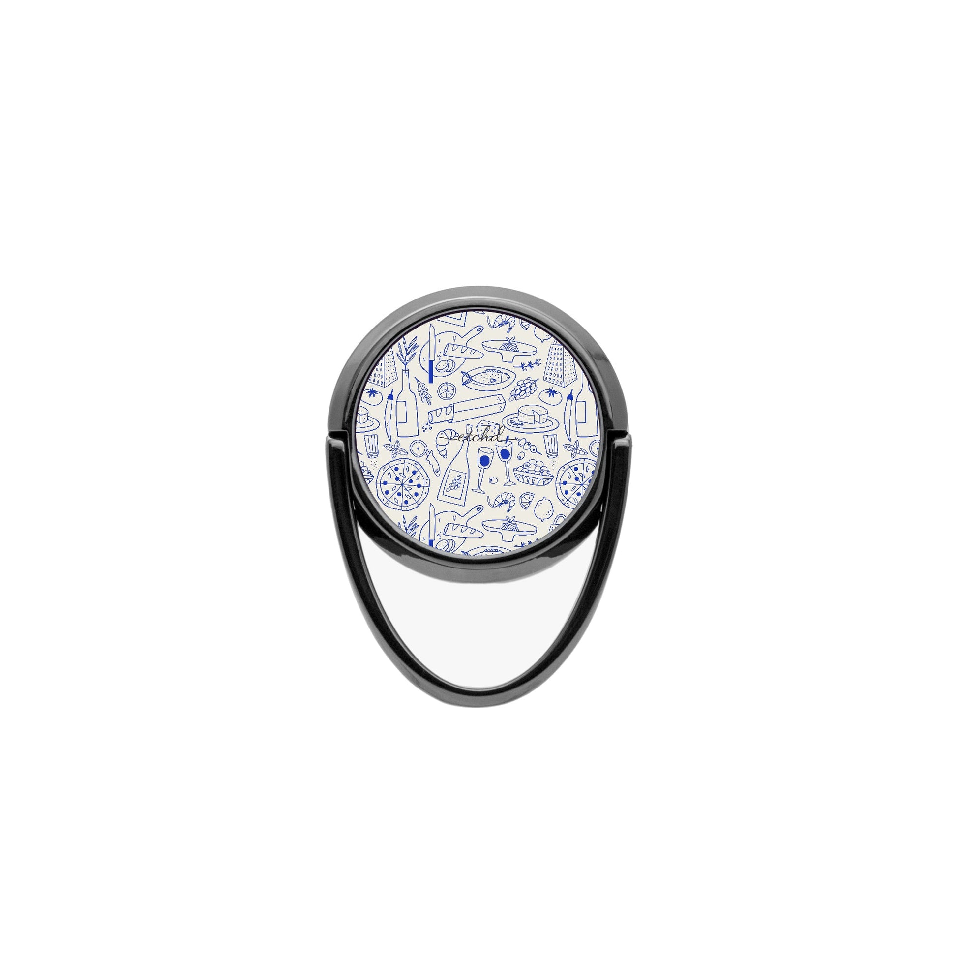 Food Pattern Phone Ring Holder by etchd, view 4