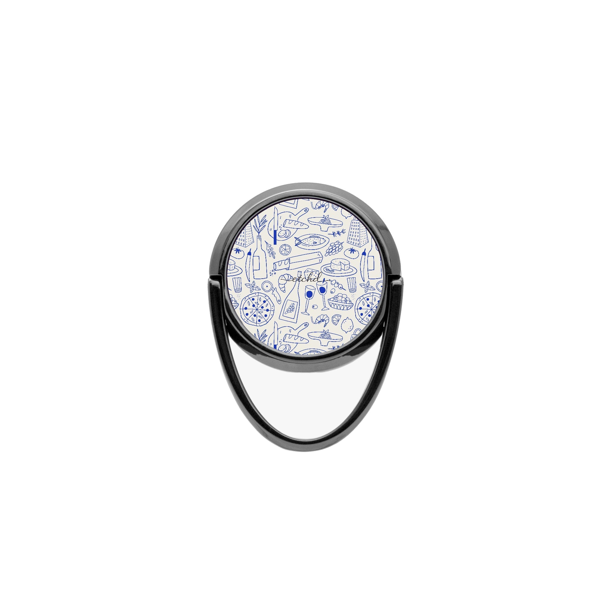 Food Pattern Phone Ring Holder by etchd, view 4