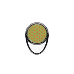 Persimmon And Wasabi Polka Dot Phone Ring Holder by etchd, view 4
