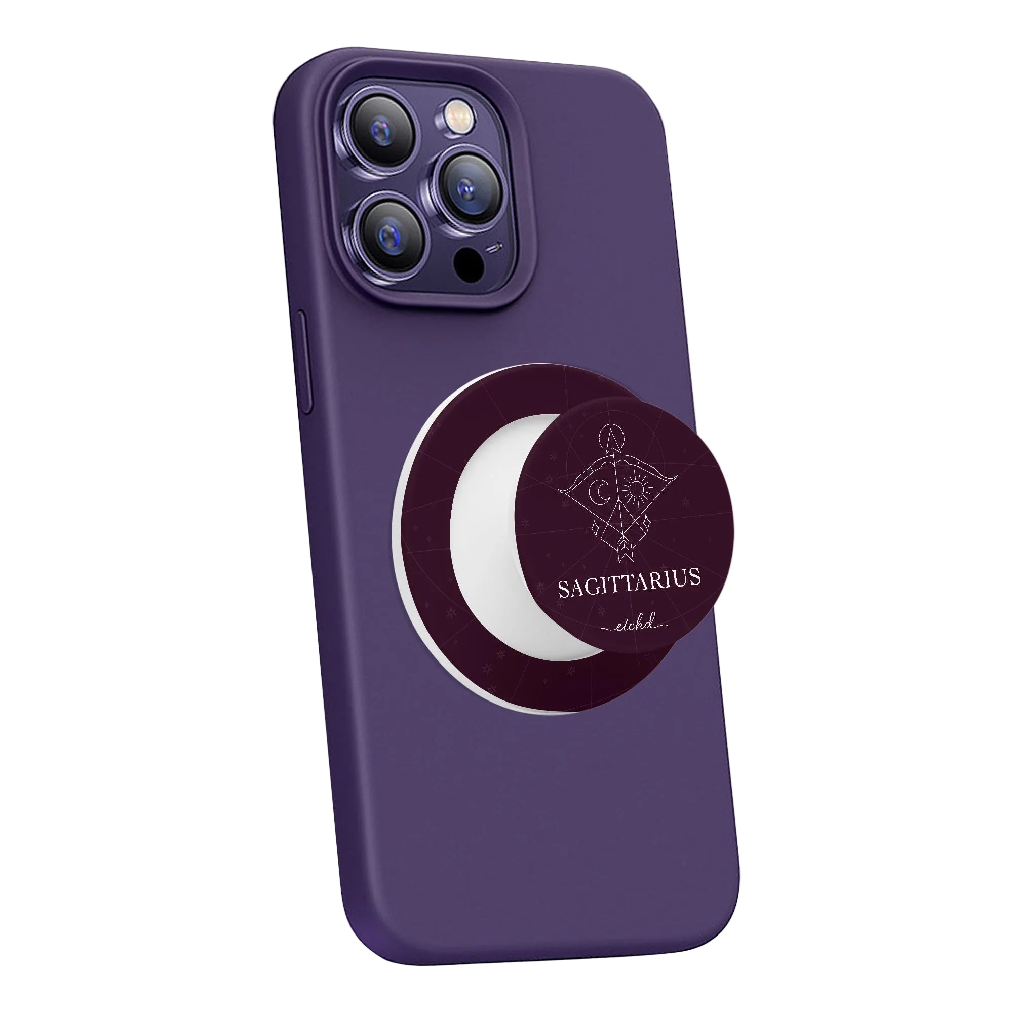 Sagittarius Phone Grip And Stand by etchd, view 7