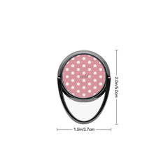 Cream & Blush Polka Dot Phone Ring Holder by etchd, view 3